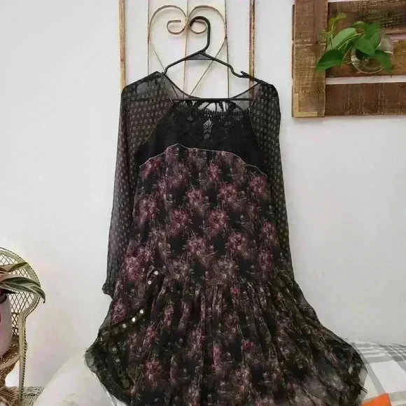 Free‎ People Sheer Dress - Picture 1 of 4